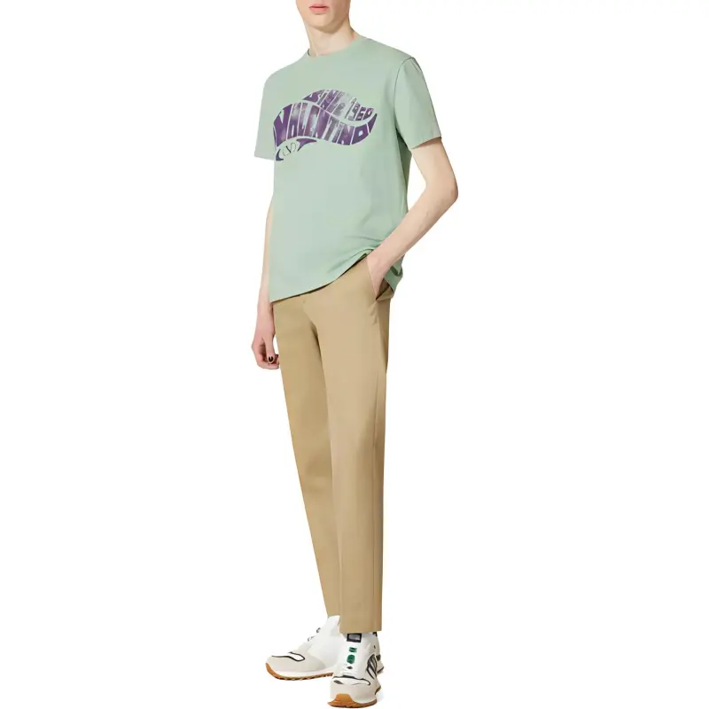 Valentino T-Shirts Men Sage Green-3