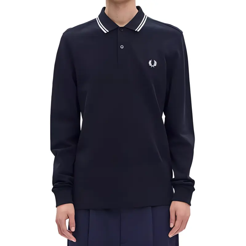 FRED PERRY FW24 Polo Shirt Men Black-1