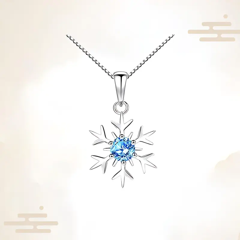 Chongqing Gold Store S925 Silver Necklaces Women's-4