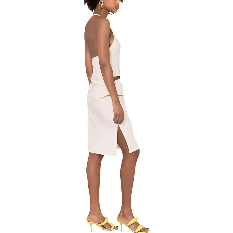 Jacquemus Sleeveless Dress Women's Light Umber-3