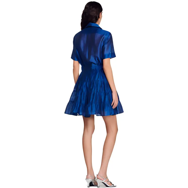 Sandro Short-Sleeved Dresses Women's Dark Blue-1