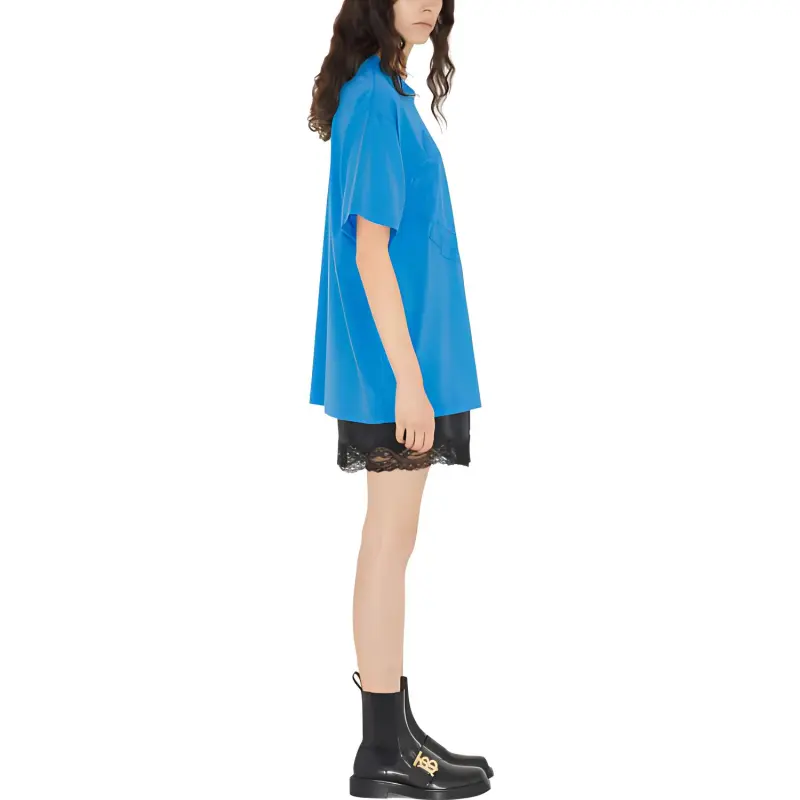 Burberry T Shirts Women's Blue-3