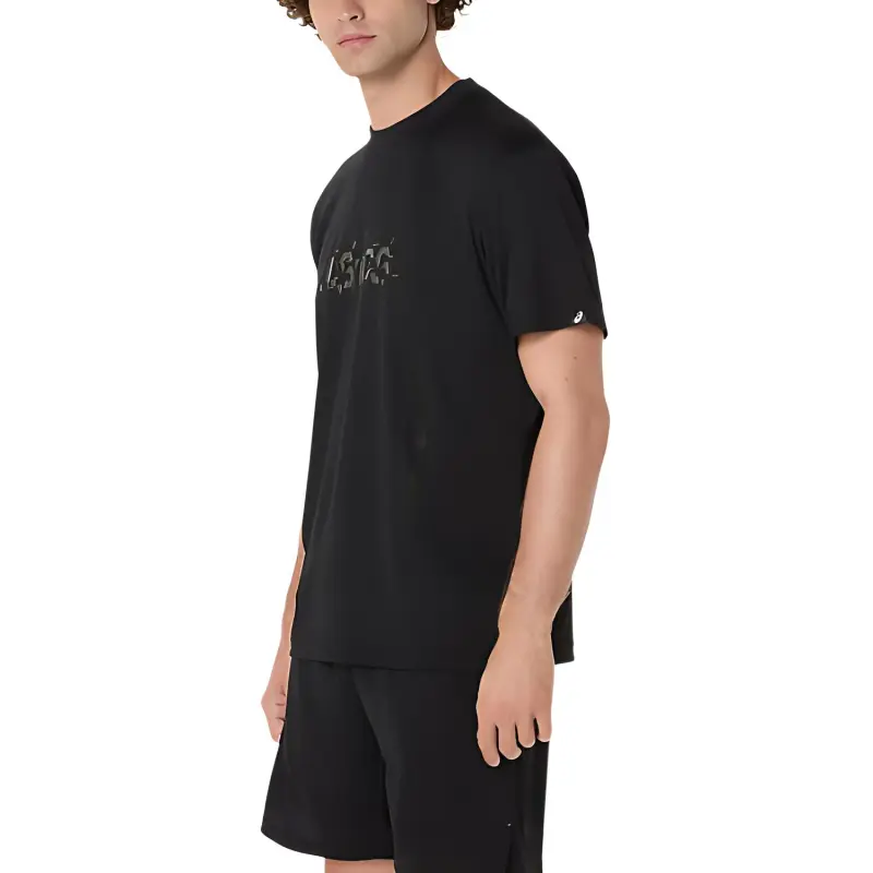 Asics T Shirts Men Black-3