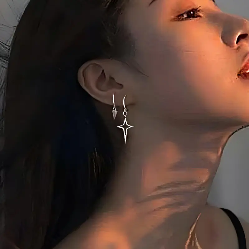 JIAFULAI Earrings Unisex-2