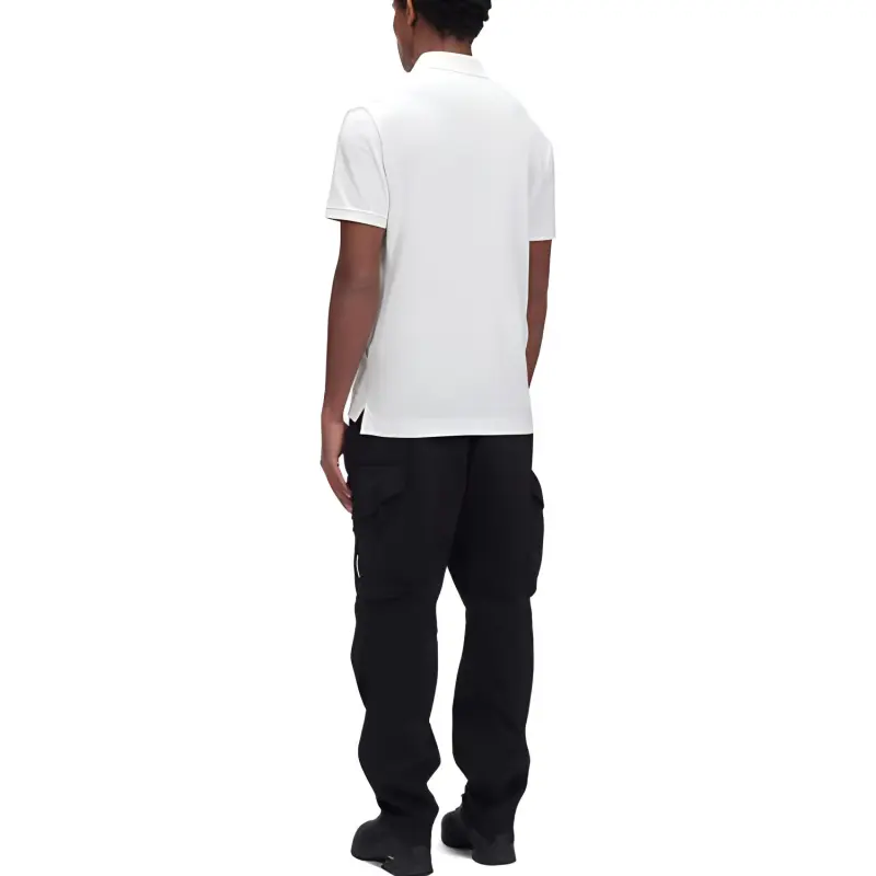 C.P.Company Polo Shirts Men White-2