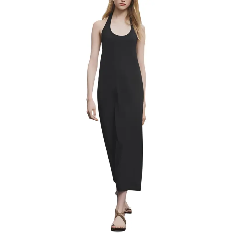 Massimo Dutti Sleeveless Dress Women's Black-3
