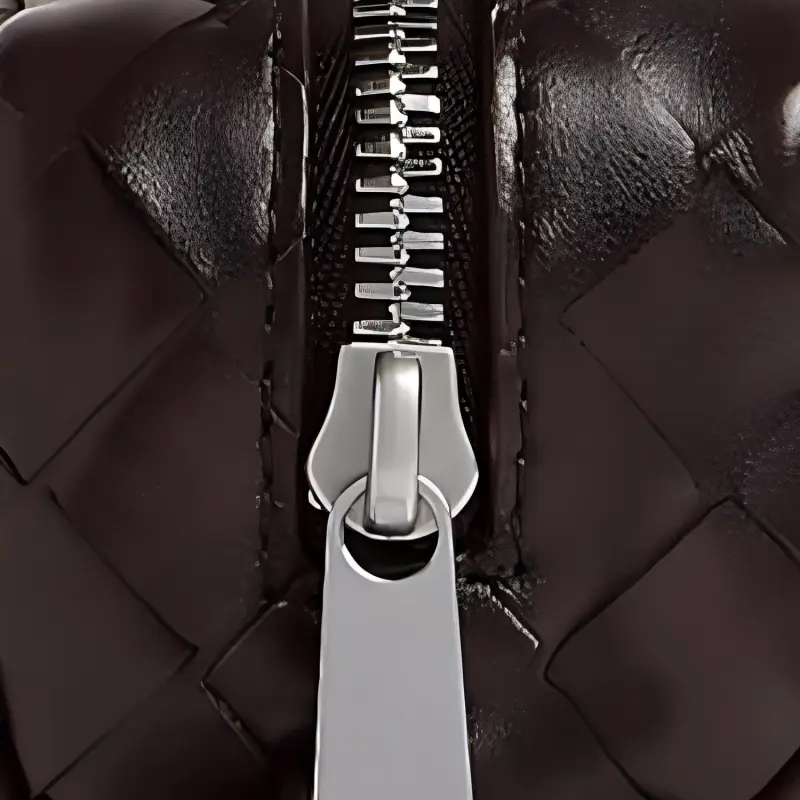 Bottega Veneta Cow Leather Clutch Trumpets Men's Chocolate Brown-3
