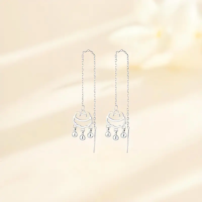 SHK Alloy Drop Earrings Women's-4