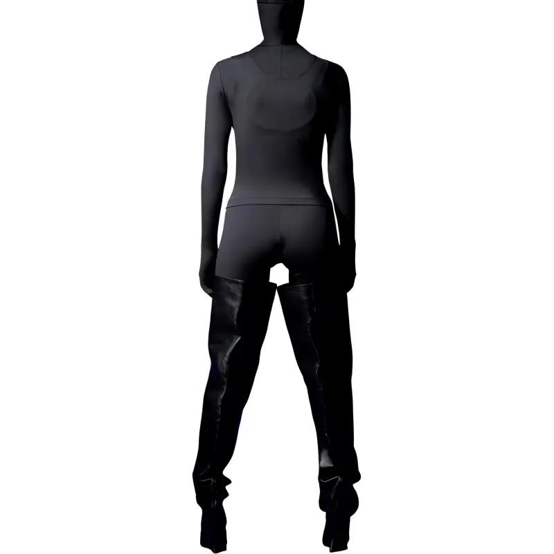 YEEZY Engineered By Balenciaga Tank Top Second Skin 'Black'-3