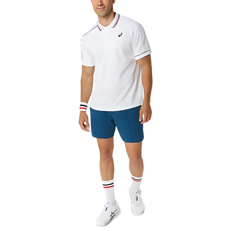 Asics Polo Shirts Men White-1