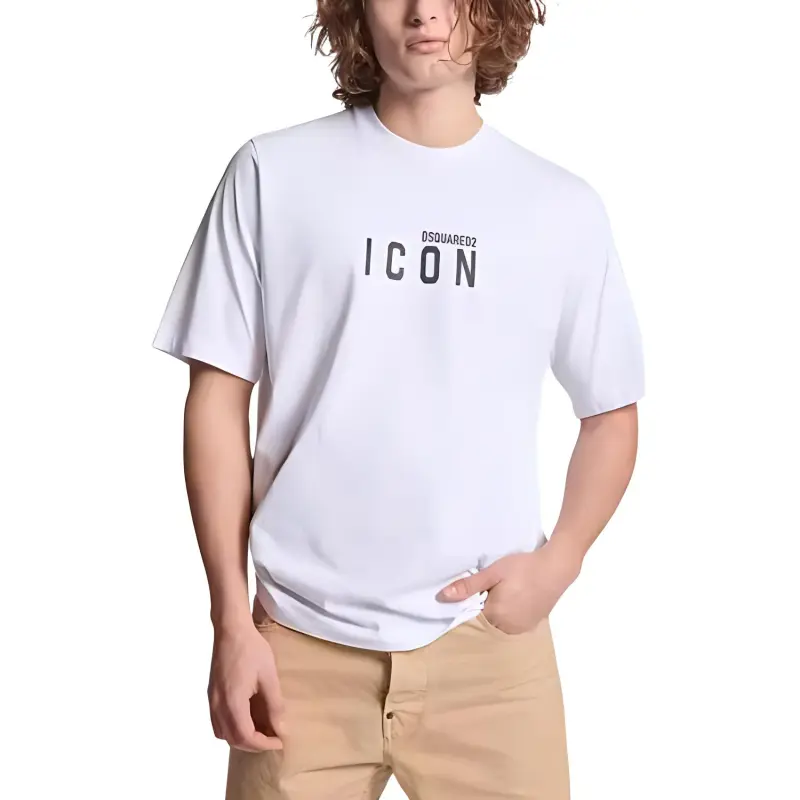 Dsquared2 Icon Logo Printed Crewneck T Shirt-1