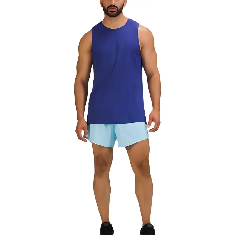 Lululemon Fast And Free Casual Shorts Men Cold Blue/BCHI-1