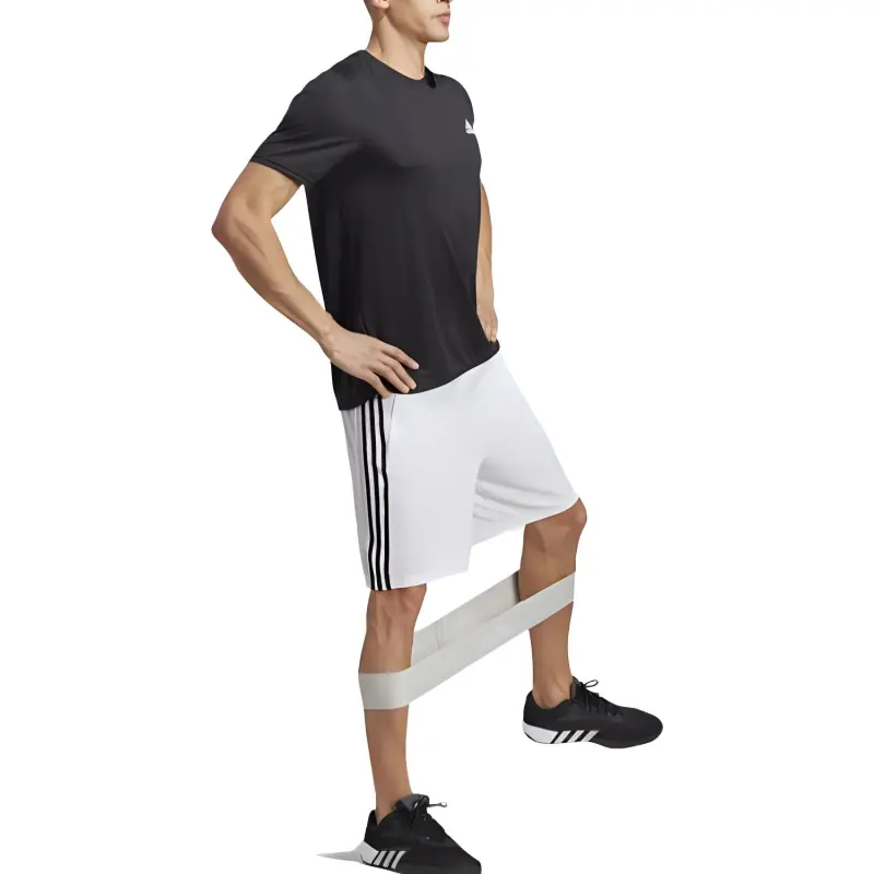 Adidas Train Essentials Pique 3 Stripes Shorts-1