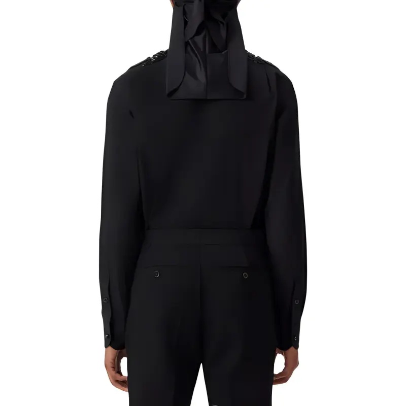 Burberry Evening wear SS23 Shirt Men's Black-4