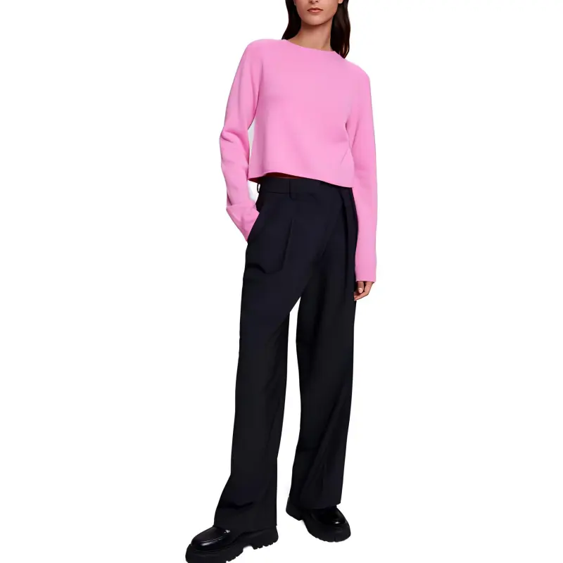 Maje Sweaters Women's Pink-3