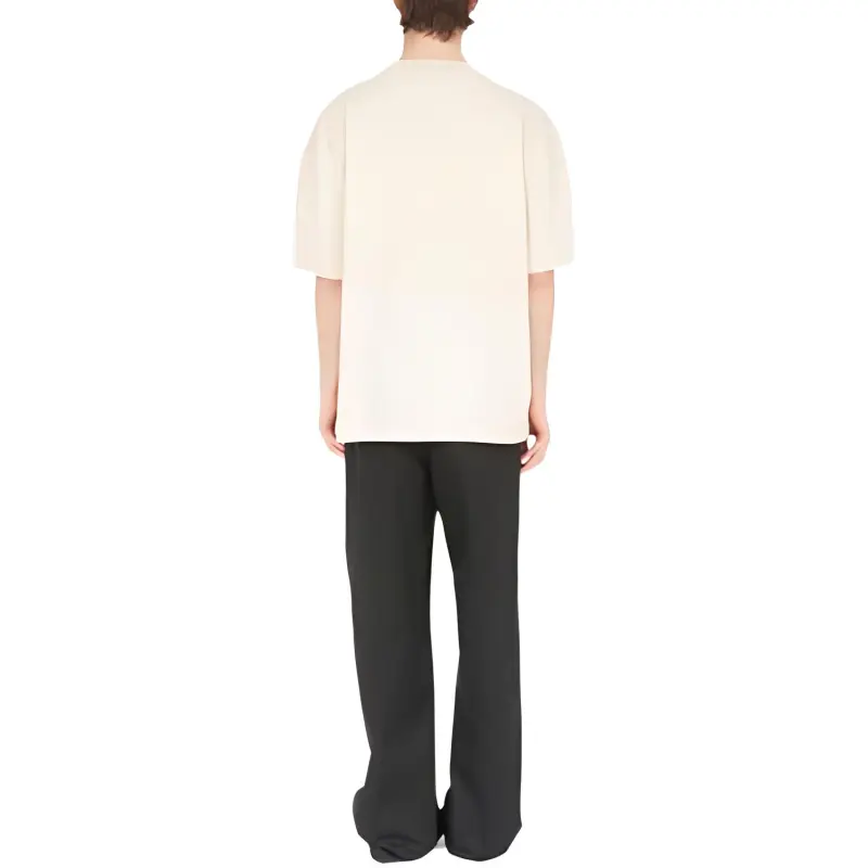 Maison Margiela Logo Embroidered T Shirt-4