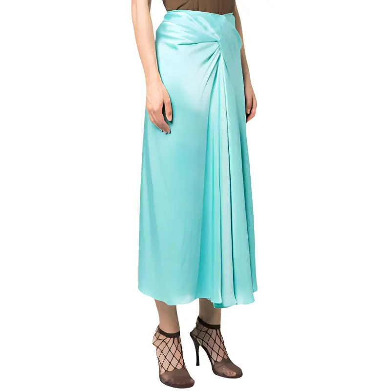 Stella McCartney High Rise Ruffled Midi Skirt-4