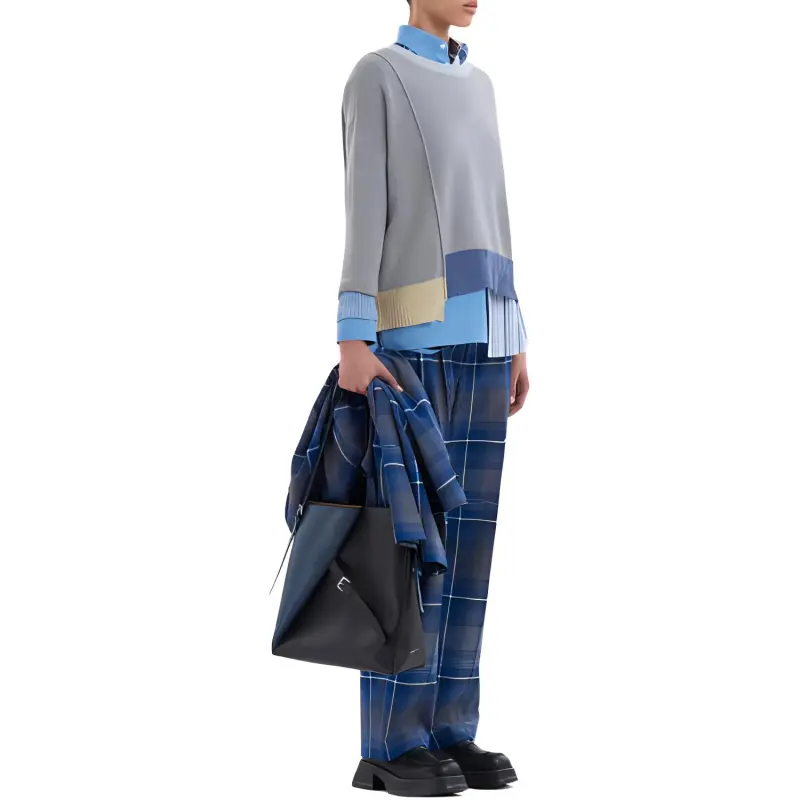 MARNI Checked Tailored Trousers-3