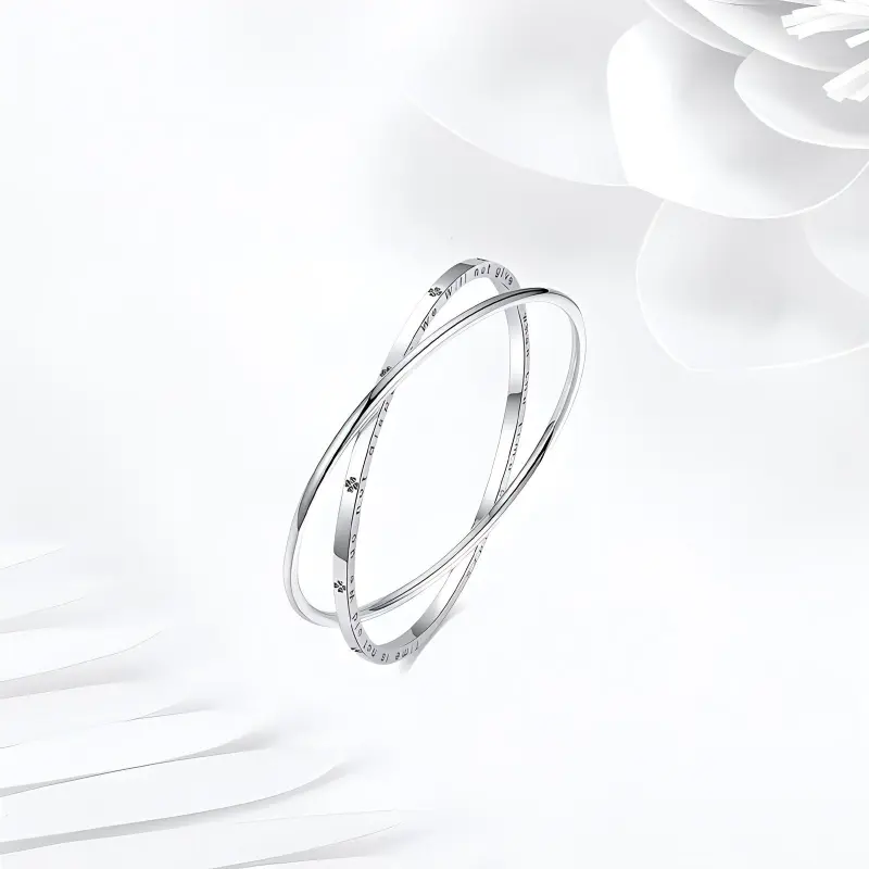 JUICY GRAPE S999 Fine Silver Bangles Women's-2