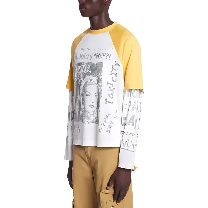 Lanvin X Future Long Sleeved Print T shirt-4