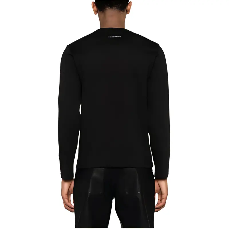 Marine Serre Logo Embroidered Long Sleeved T Shirt-6