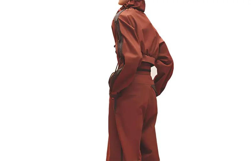 HERMES Cropped Coats Women's Bruntal-1
