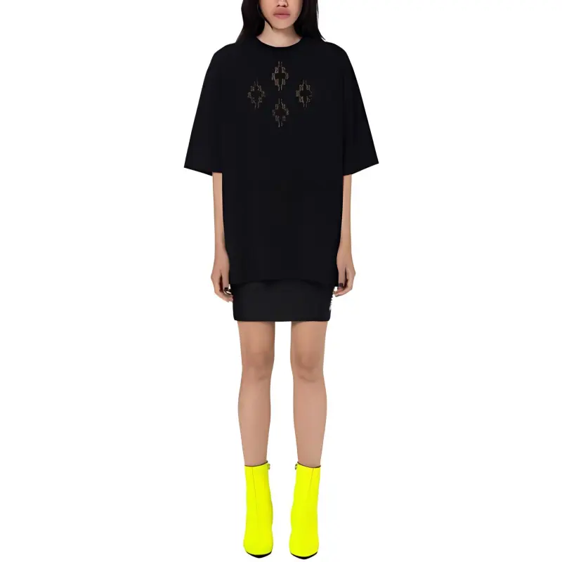 Marcelo Burlon T Shirts Women's Black-2