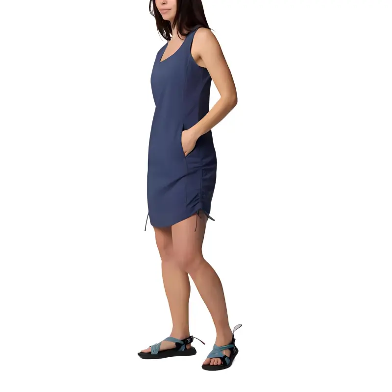 Columbia All Seasons Sleeveless Dress Women's Dark Blue-2