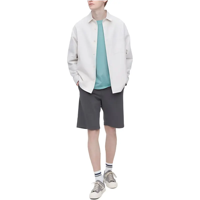 UNIQLO Casual Shorts Men Dark Gray-1