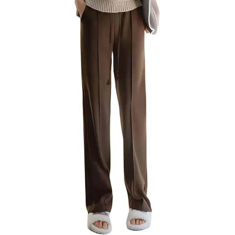 Demana Casual Pants Women's Dark Coffee-1