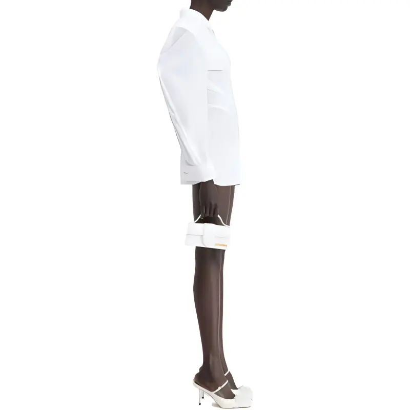 Jacquemus Long Sleeved Dresses Women's White-3