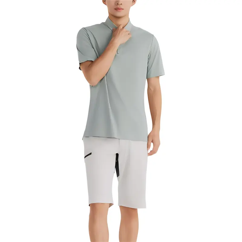DECATHLON 500 Series Polo Shirt Men's Green-1