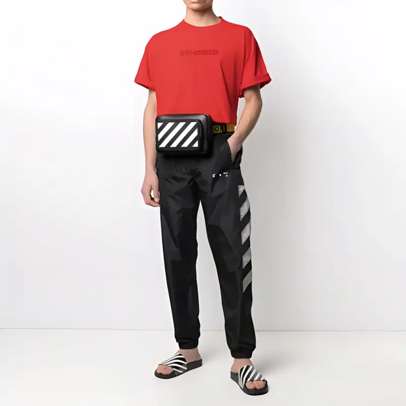 OFF WHITE SS21 T Shirts Men Red-1