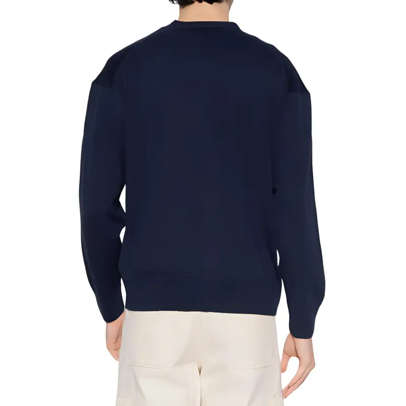 Maison Kitsune Knitwear Men Blue-3