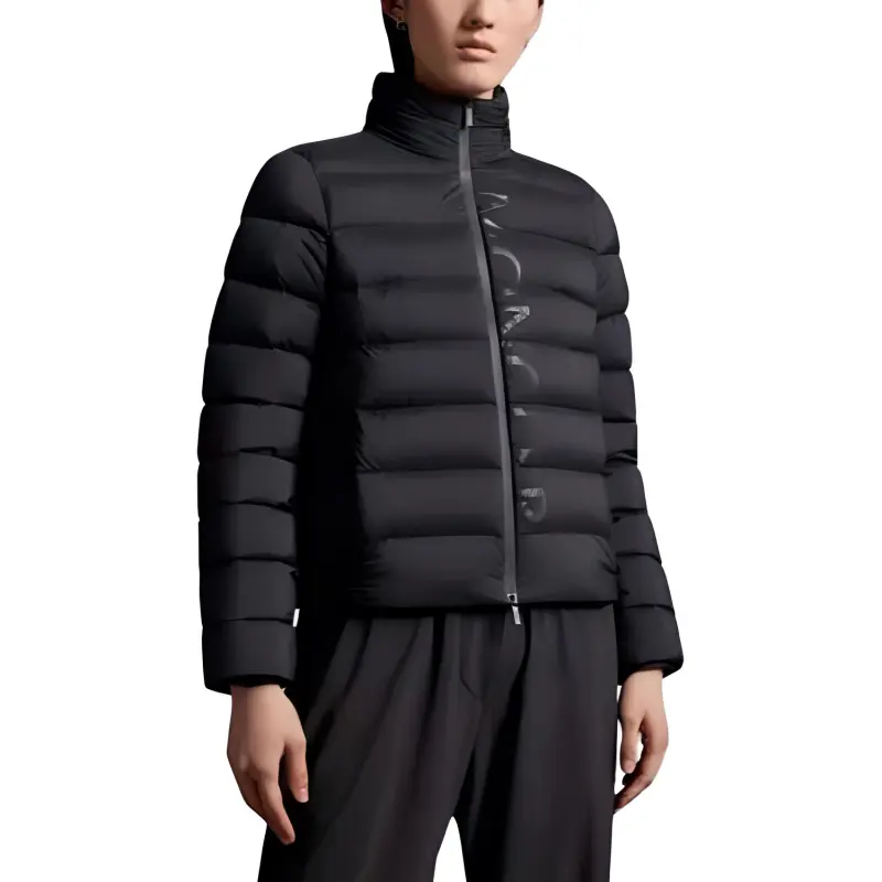 Moncler Cerces Short Down Jacket Down Jacket Women's Black-2