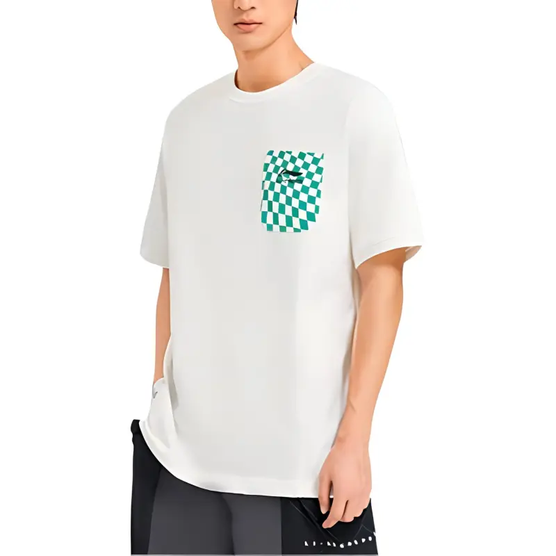 LiNing T Shirts Unisex Ivory-2
