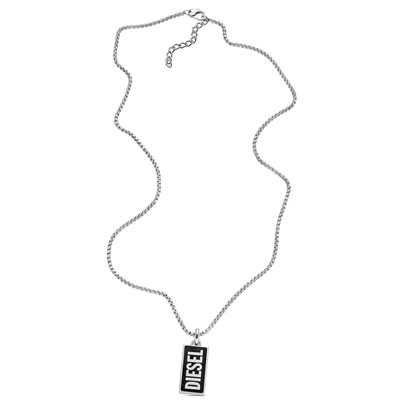 DIESEL Logo-pendant Necklace-1