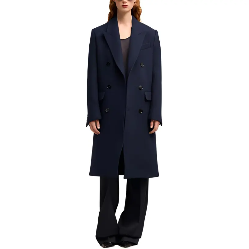 AMIPARIS Pairs Double Breasted Coat-1