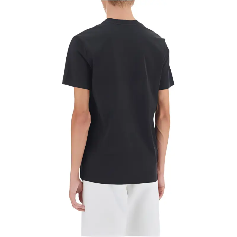 MOSCHINO Teddy Bear patch Cotton T shirt-4