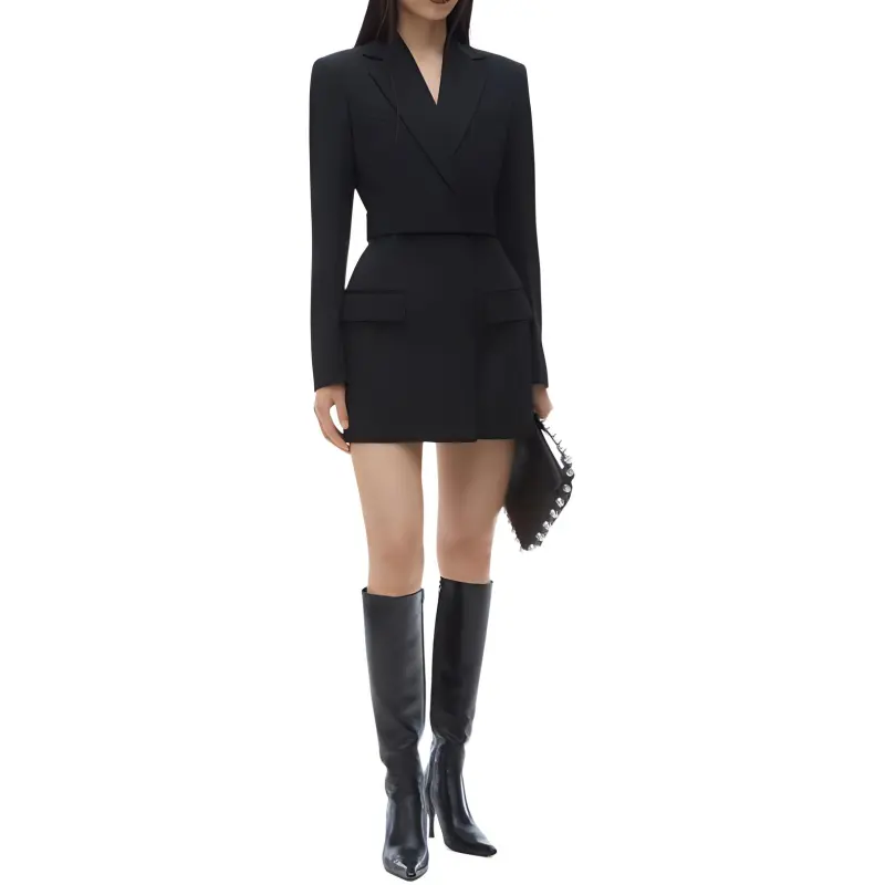 Alexander Wang Blazer Belted Dress-3