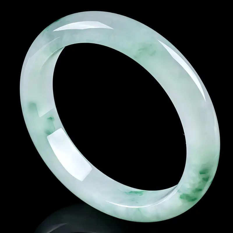PUPAN Glutinous Jade Jadeite Bangles Women's-4