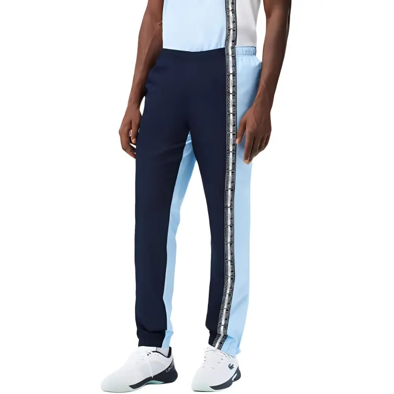 LACOSTE Logo tape Cotton Track Pants-3