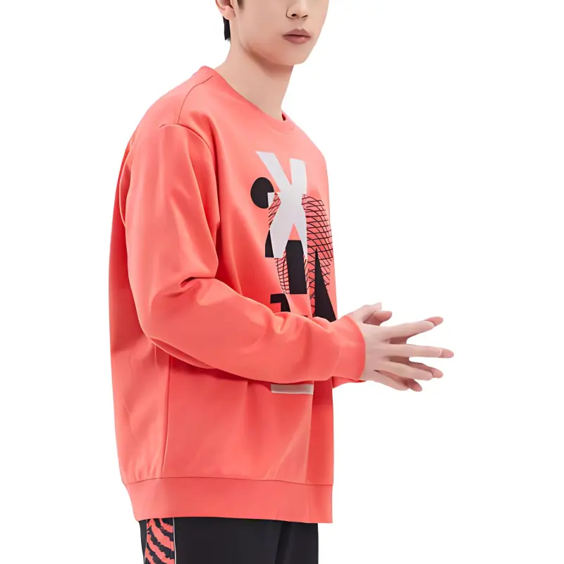 XTEP Sweatshirt Men's King Kong Pink-3