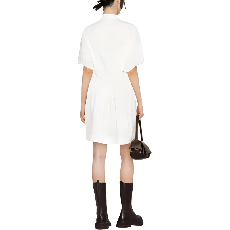 RICK OWENS Short Sleeved Dresses Women's White-2