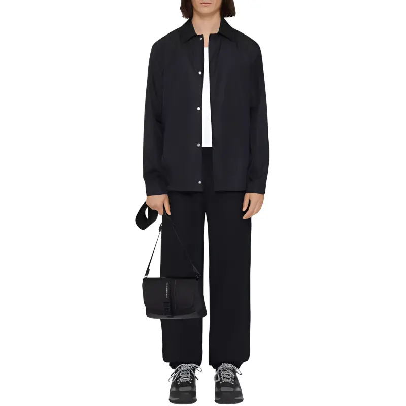Givenchy Logo Embroidered Button Up Jacket-1