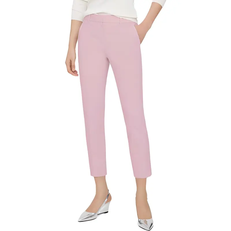 THEORY Suit Trousers Women's Rose Pink-2