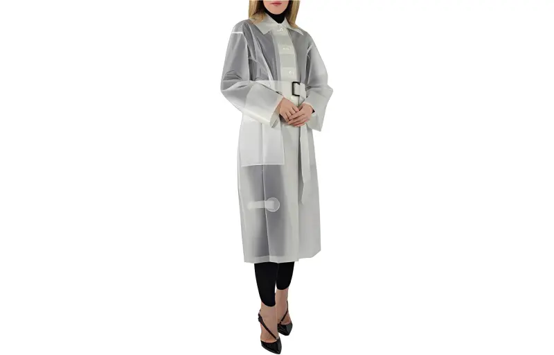 Burberry Trench Coats Women's White-1
