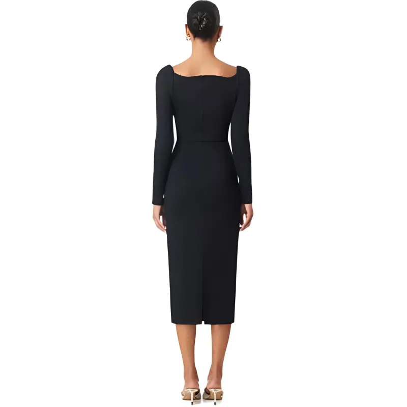 ELLIATTCOLLECTIVE Long-Sleeved Dresses Women's Black-1
