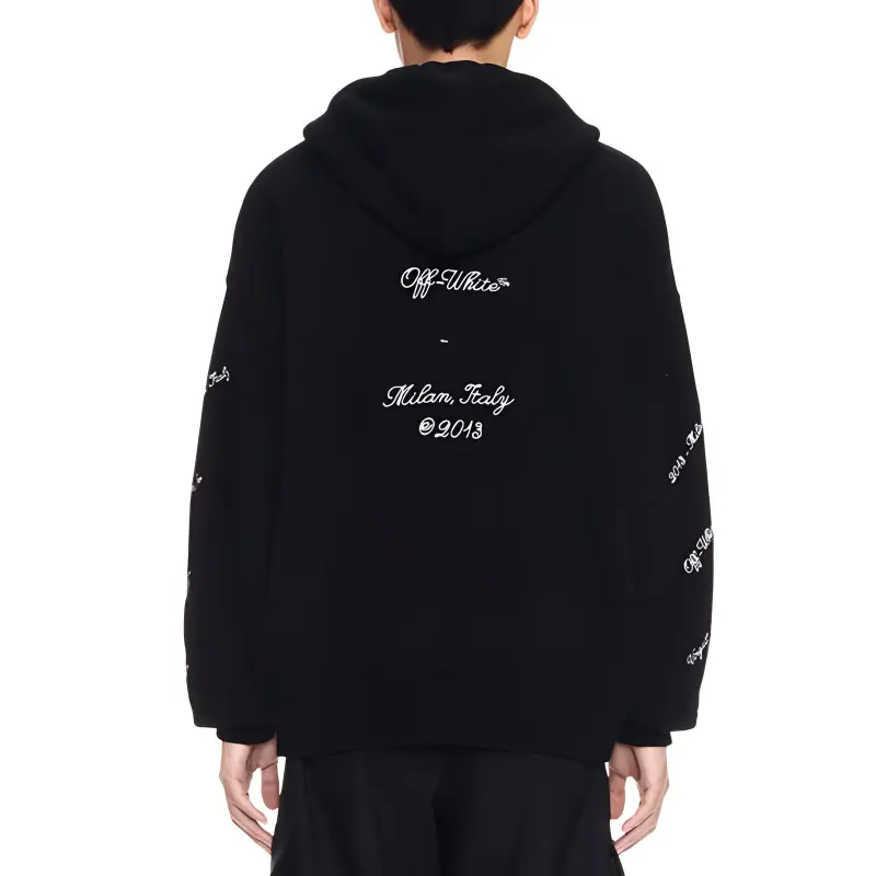 OFF WHITE 23 Logo Skate Hoodie -2