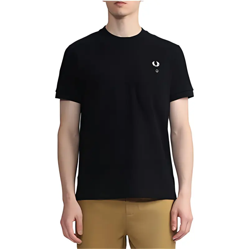 FRED PERRY SS22 Crew Neck Fitted Straight Short Sleeved T Shirt Men's-4